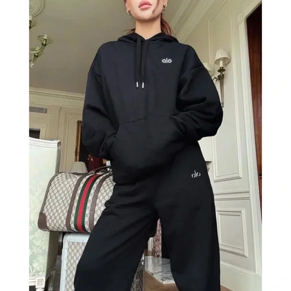 Alo Yoga Accolade Hoodie Black XXS